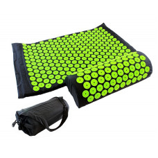 MPORT Acupressure mat with pillow, black, SIX7FIT