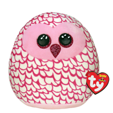 TY Squish a Boos Soft Toy - pillow Owl Pinky, TY39204