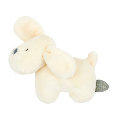 NATTOU Plush toy-rattle vanilla Dog, 15cm