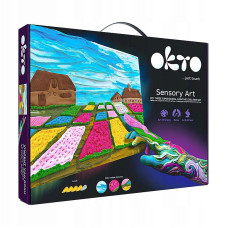 MOON LIGHT CLAY  Radošais komplekts Modelēšanas masas - 3D glezna Flower beds in Holland (30*40 cm)