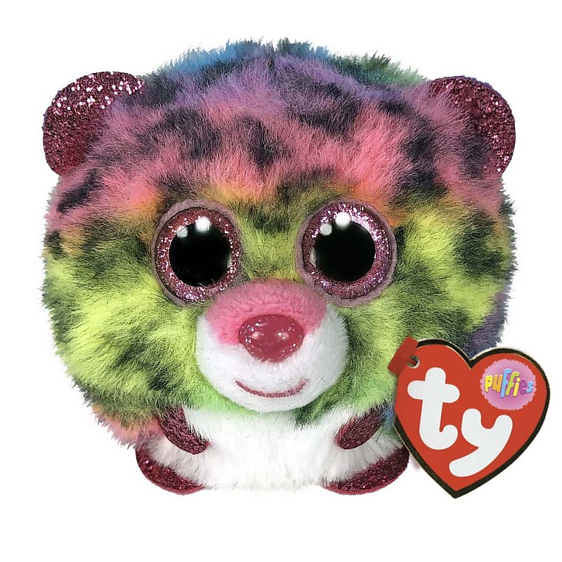 TY PUFFIES toy DOTTY - multicolor leopard puf 8cm, TY42519