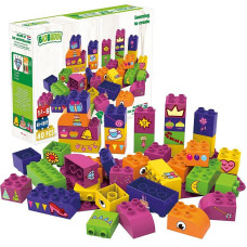 BiOBUDDi building blocks with base plate 40pcs., BB-0007