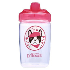 DR.BROWNS feeding cup with a hard spout, 12months + 350ml, of Pink