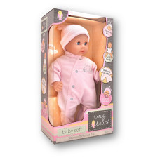 TINY TEARS soft doll with pink clothes, 11011