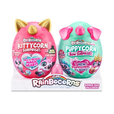 RAINBOCORNS plush toy set "Sparkle Heart Surprise Combo", series 5, "Kittycorn and Puppycorn", 9276