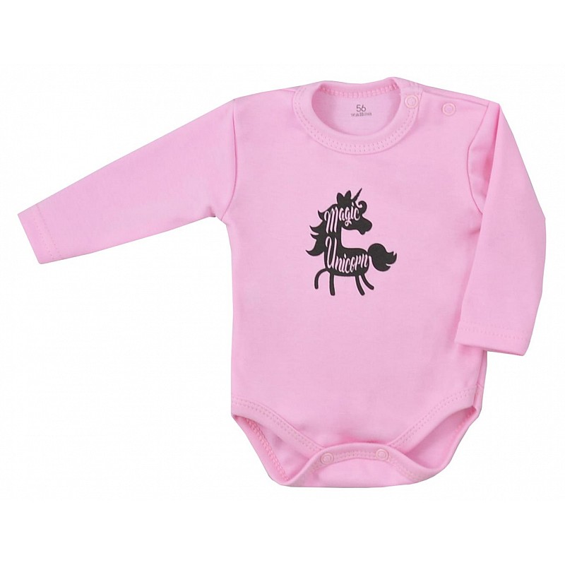 KOALA SLEEPYSAURUS body with long sleeves 74 size 08-700 pink Unicorn