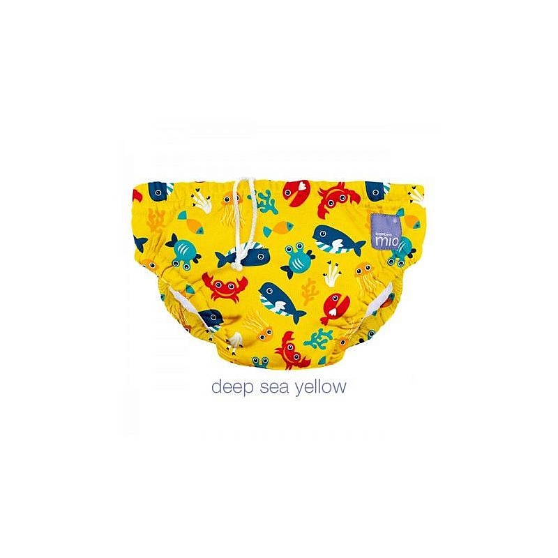 BAMBINO MIO Swim Nappies melting DEEP SEA YELLOW, S (5-7kg)