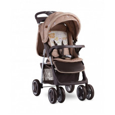 LORELLI FOXY stroller + cover on foot 6m + BEIGE BEAR PARTY