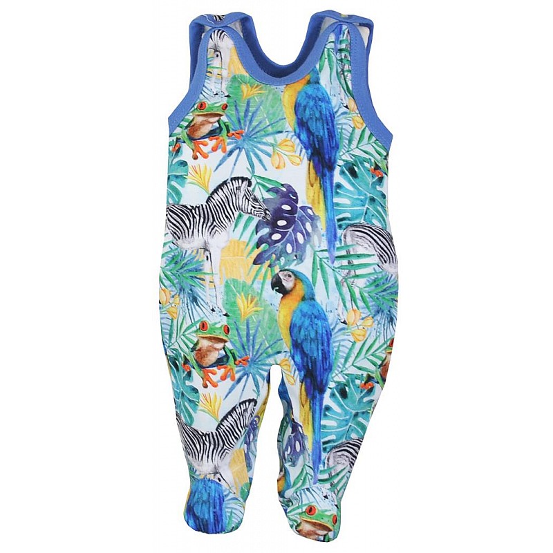 KOALA MADAGASKAR romper with feet 74 size 08-277 blue