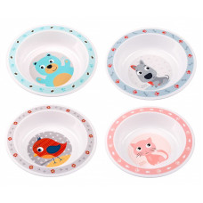 CANPOL BABIES Cute Animals Deep plastic plate 270 ml 4/412