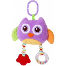 LORELLI hanging toy PURPLE OWL, 1019124 0001