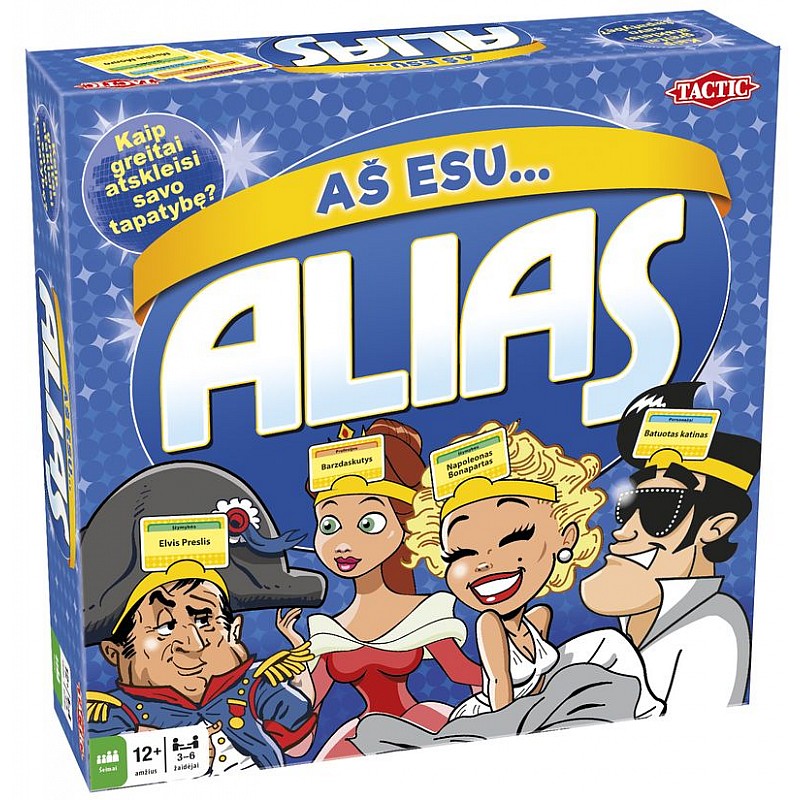 TACTIC Board Game Alias I AM (на литовском яз.)