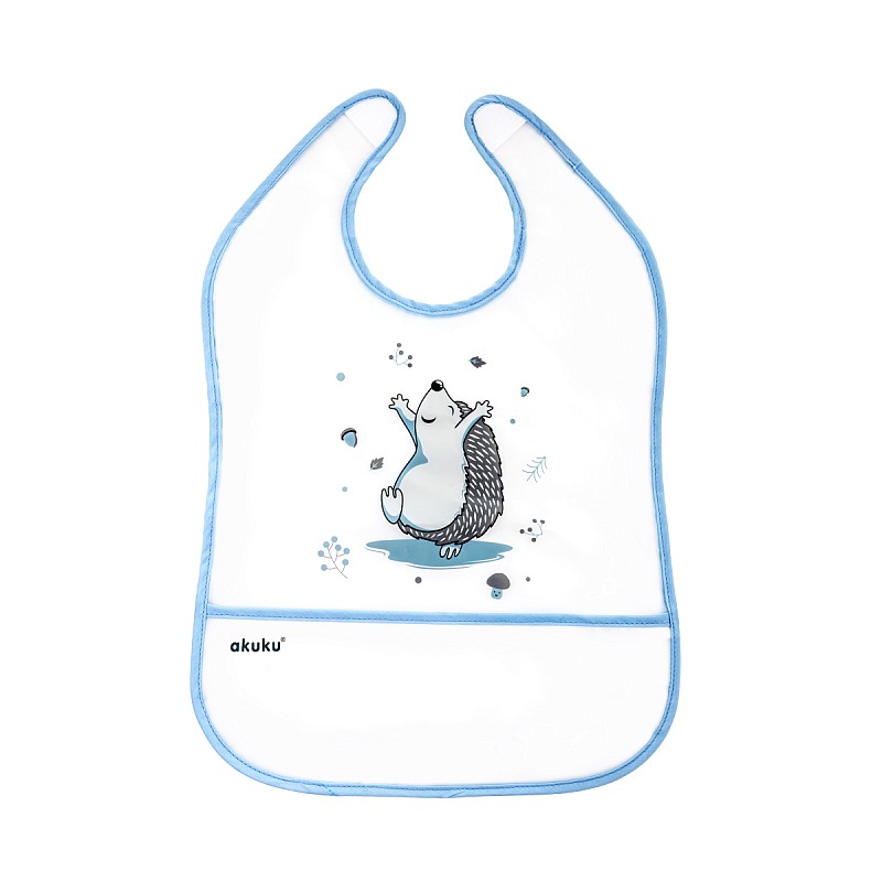 AKUKU Bib 30x30cm 1pcs. A0520 Hedgehog