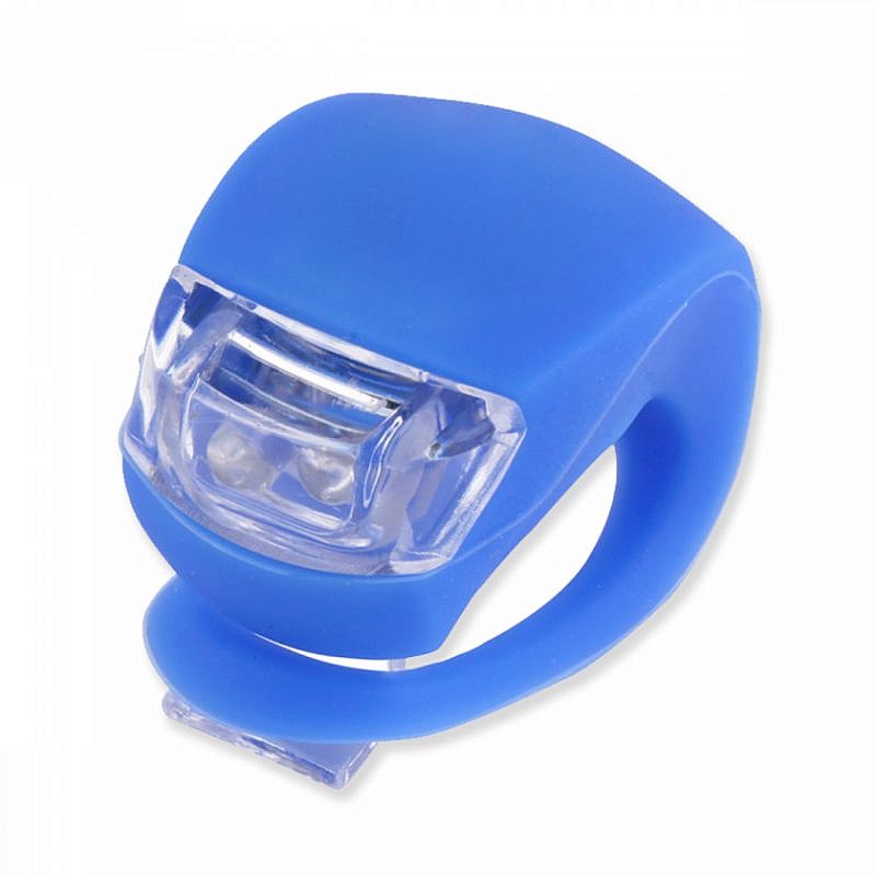 OSTORG silicone flashlight, blue with white light