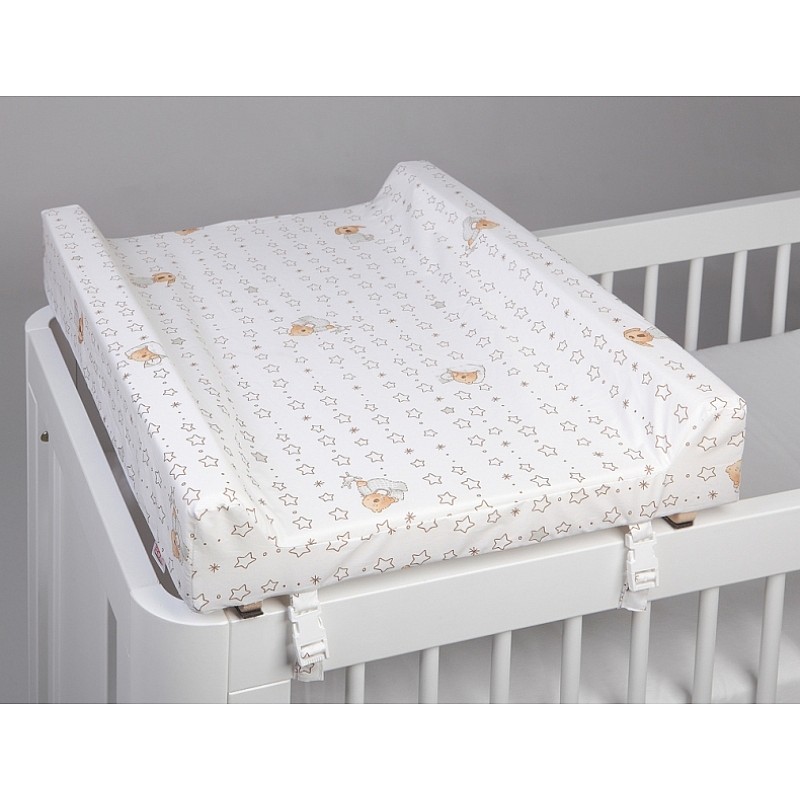 TROLL Changing pad with wooden base 65x55X14cm Bear MAT-FOWD01-AS-BR