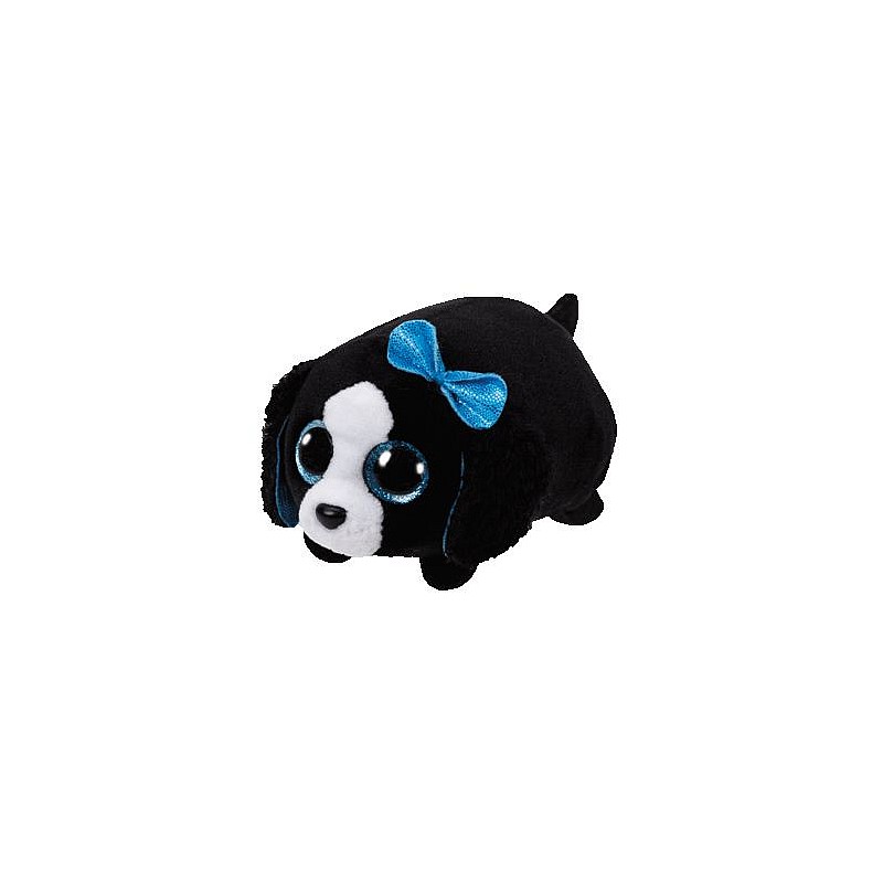 TY Teeny Tys Toy BLACK / WHITE DOG MARCI 9cm, TY41236