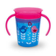 MUNCHKIN MIRACLE DECO Training cup with handles 360 * 6m + 012 294 - Blue Bird