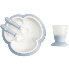 BABYBJORN Baby Feeding set kit for breastfeeding 4m +, 078167 Powder Blue