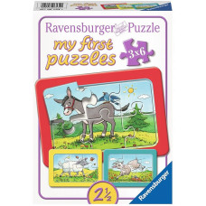 RAVENSBURGER My first puzzle 3x6 Animal R 06134