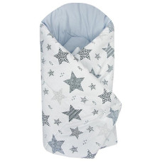 ANKRAS STARS Envelope for newborns 80x80cm GREY