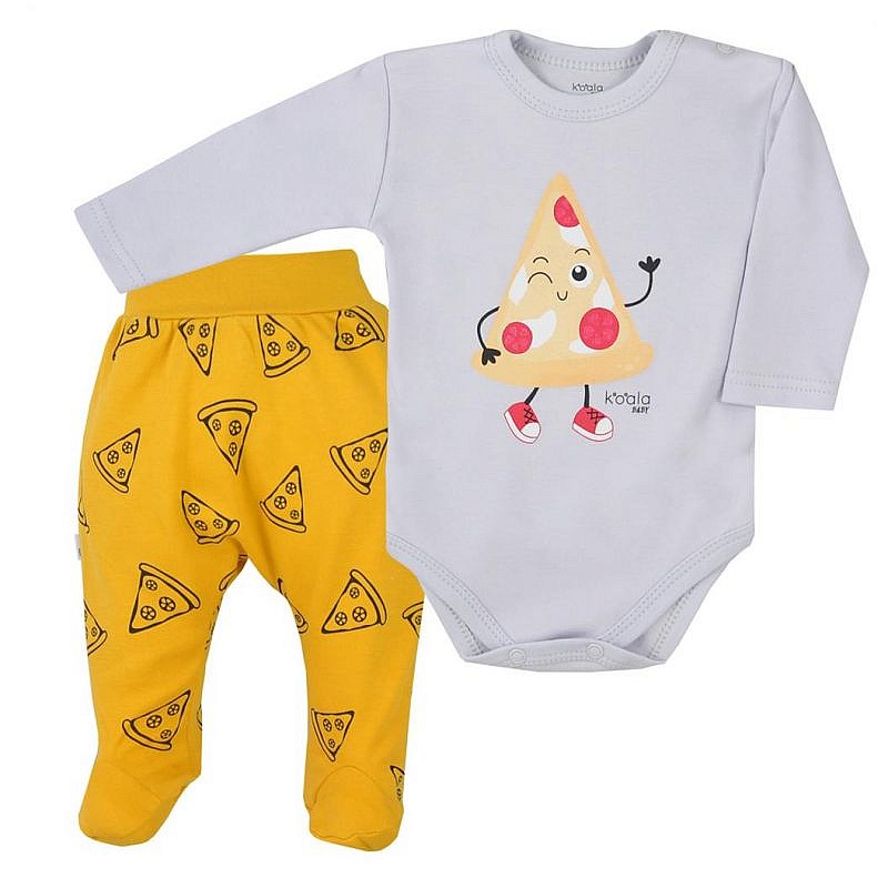 KOALA YUMMY pants-shirts with bodykit size 80, 08-009 PIZZA