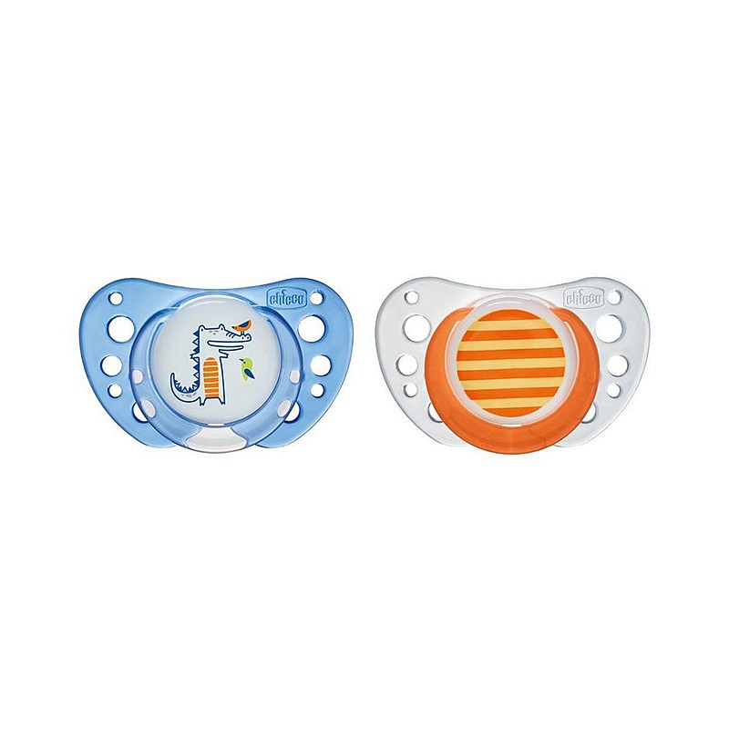 CHICCO pacifier Physio Air, latex, blue, 6M+, 2pcs., 75022.21 SALE