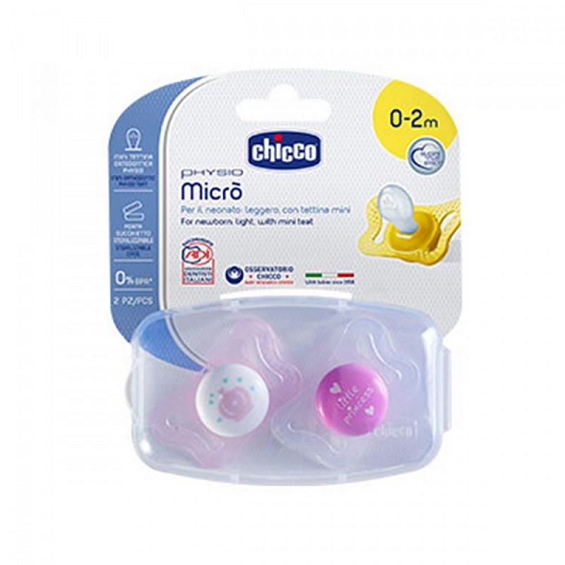 Chicco Physio Micro māneklītis 0-2 m, rozā