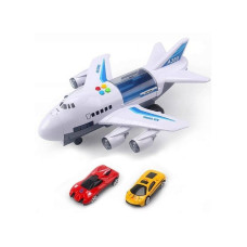 Airplane with conveyor + 2 toy cars