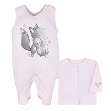 KOALA FOXY romper with blouse 68 size, pink