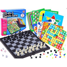 A set of 18 board games