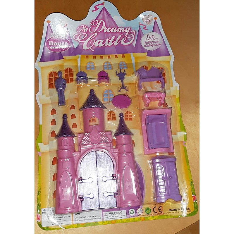 ERJUTOYS Castle with furniture JU7716