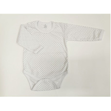 ZUZIA body 80 size,JEŽ 1715/80 white/small stars