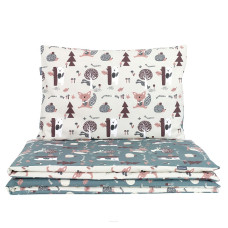 MamoTato bed linen set 2D/ 135x100cm ANIMALS, Premium 14165