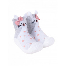 YO BABY SCORPIO Socks with rubber sole RABBIT 22, OB-138//OBO-0138G Girl