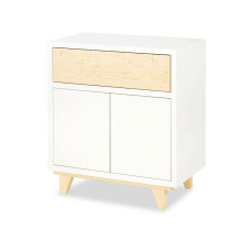 LittleSky by Klups LYDIA chest of drawers, white / pine