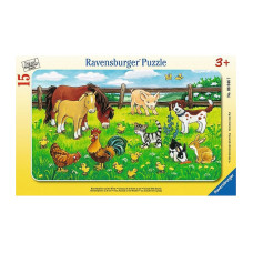 Ravensburger Frame Puzzle Animals 15pc., 06046