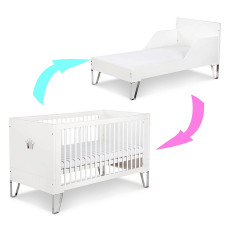 LittleSky by Klups BLANKA Cot  140x70cm, white