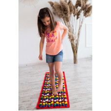 IGORA Rug with pebbles FOOT MAT 150х40cm, MS-1214-2 red