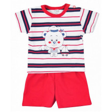 BOBAS SAILOR summer set size 80 red 3835