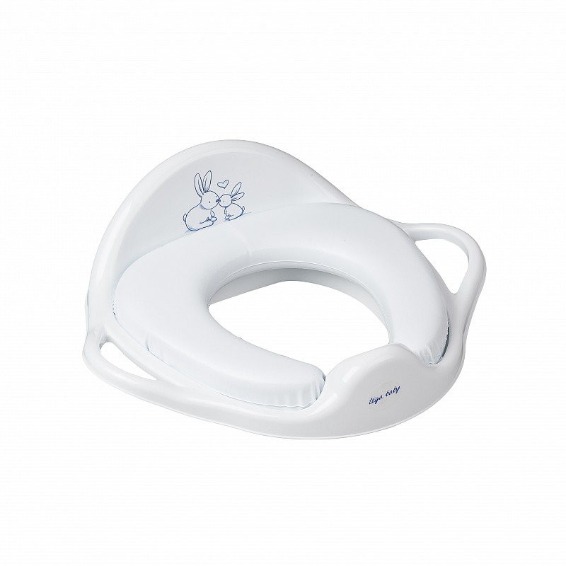 TEGA BABY RABBIT Soft toilet trainer, KR-020 white