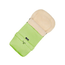 WOMAR ZAFFIRO SLEEP&GROW S20 Sheep wool sleeping bag for stroller, light green