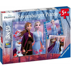 Ravensburger puzzle 3x49 FROZEN R05011