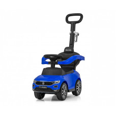 MILLY MALLY VOLKSWAGEN T-ROC ride-on car with handle, Blue