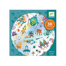 DJECO stickers – Intergalactic 30pcs, DJ09265