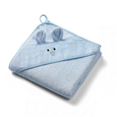 BABYONO bamboo hooded towel 100x100cm blue 1553/02