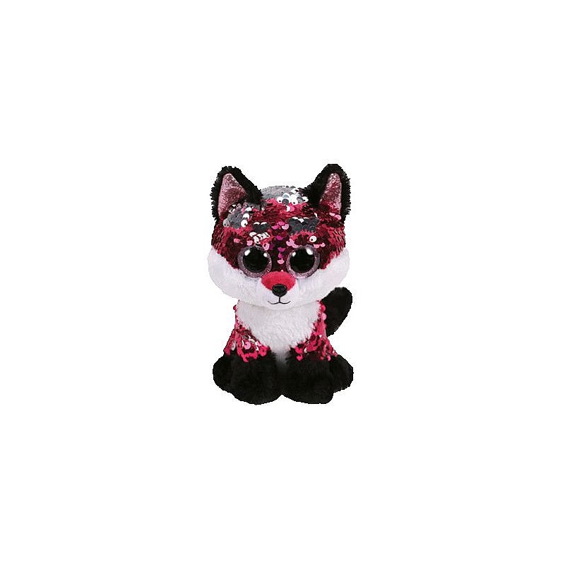 TY Flippables Toy JEWEL SEQUIN FOX reg 15cm, TY36270