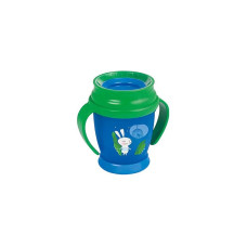 LOVI FOLLOW THE RABBIT MINI 210ml drinking spout 360 ° 9m + 1/524 blue / green