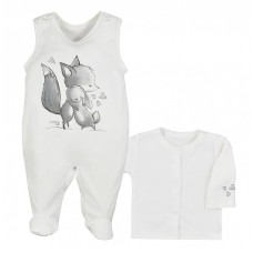 KOALA FOXY romper with blouse 56 size, 09-008 ecru