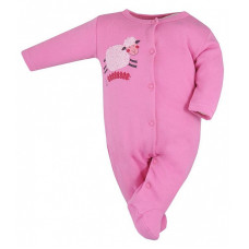 KOALA FARMA romper with long sleeves size 62 08-145 pink