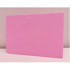 ATK Cotton bed sheet with an elastic band 120x60cm light pink